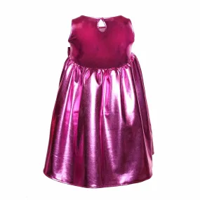 Abito Bambina Fucsia Metal