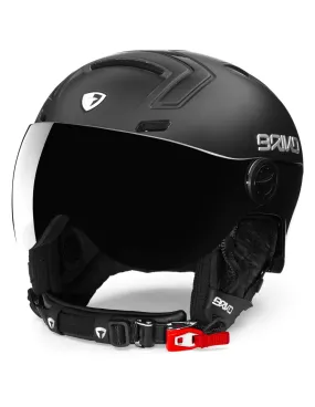 Casco sci Briko Stromboli Visiera Photo Nero Opaco Lucido