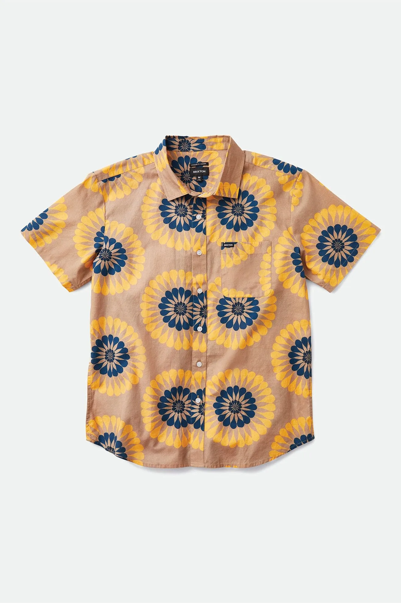 CHARTER PRINT S/S WVN - MOJAVE/GOLDEN GLOW