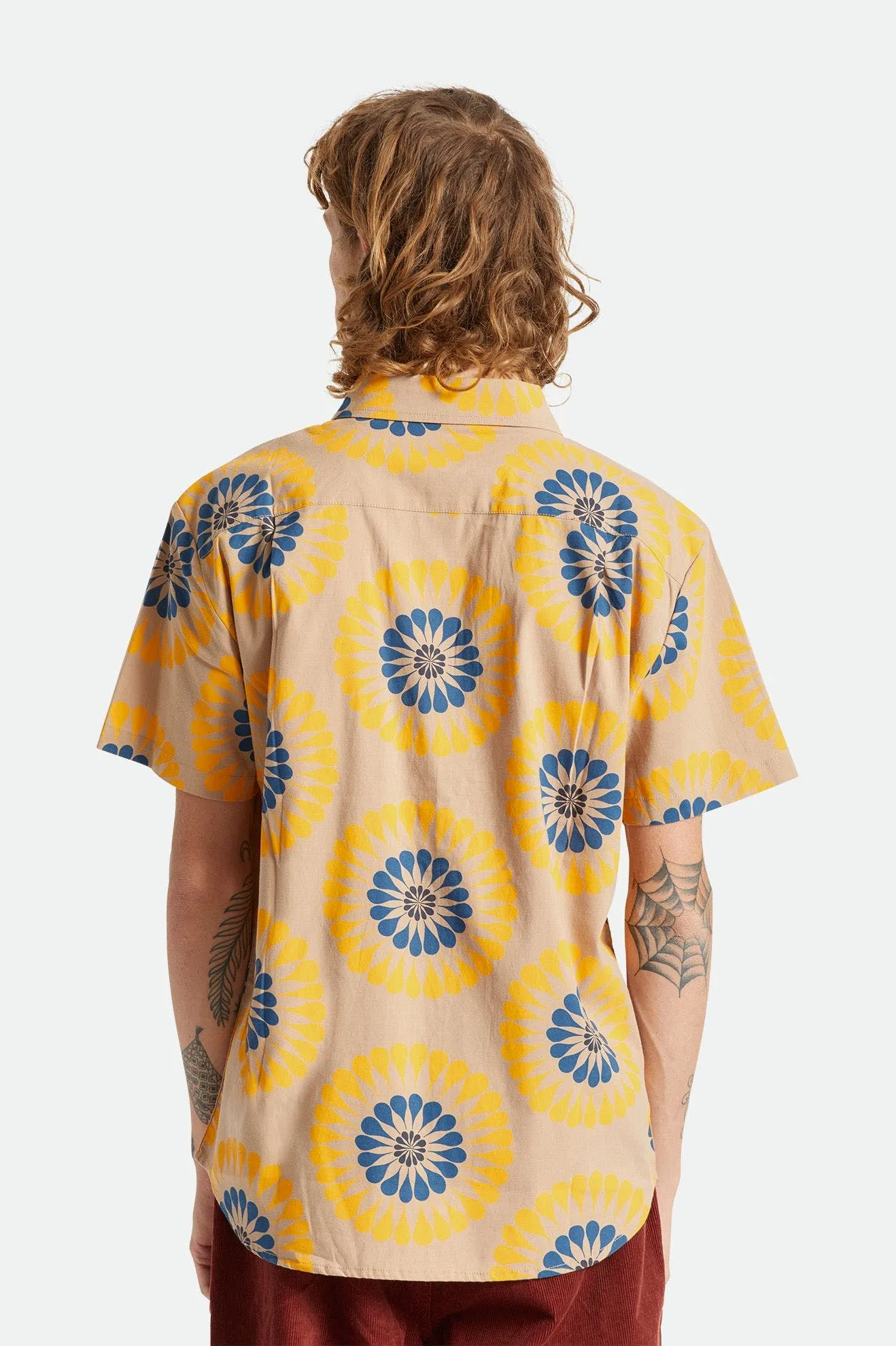 CHARTER PRINT S/S WVN - MOJAVE/GOLDEN GLOW