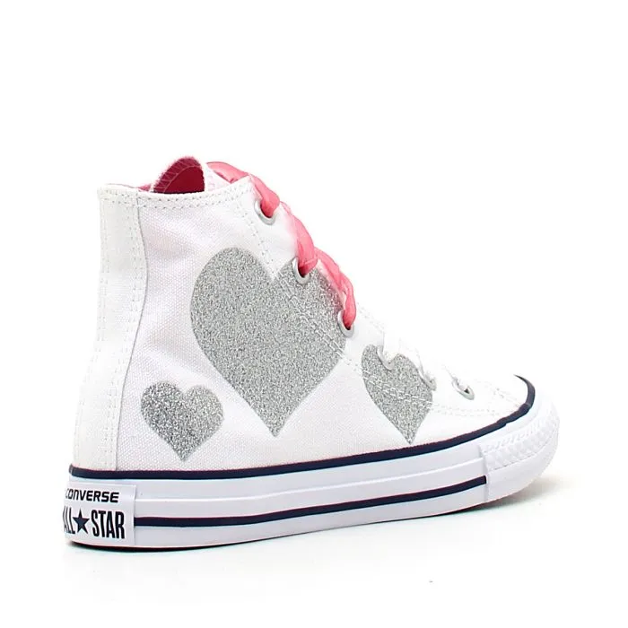 CHUCK TAYLOR ALL STAR HI WHT/H PINK/INS WHT PINK INS