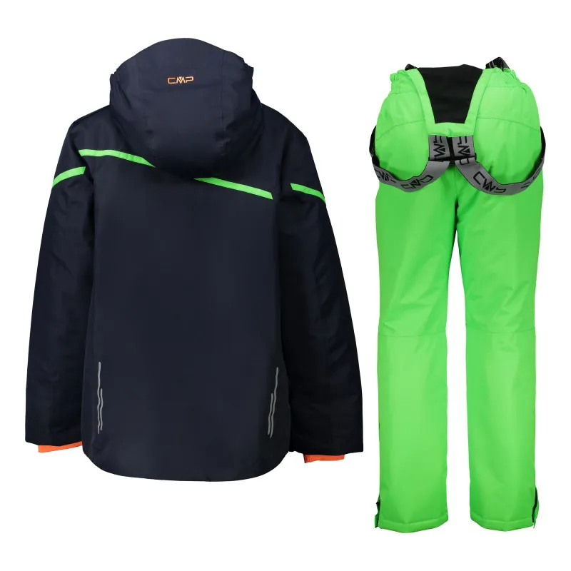 CMP Kid Set Sci Set Giacca + Pantaloni (Nero Blu) Ragazzo