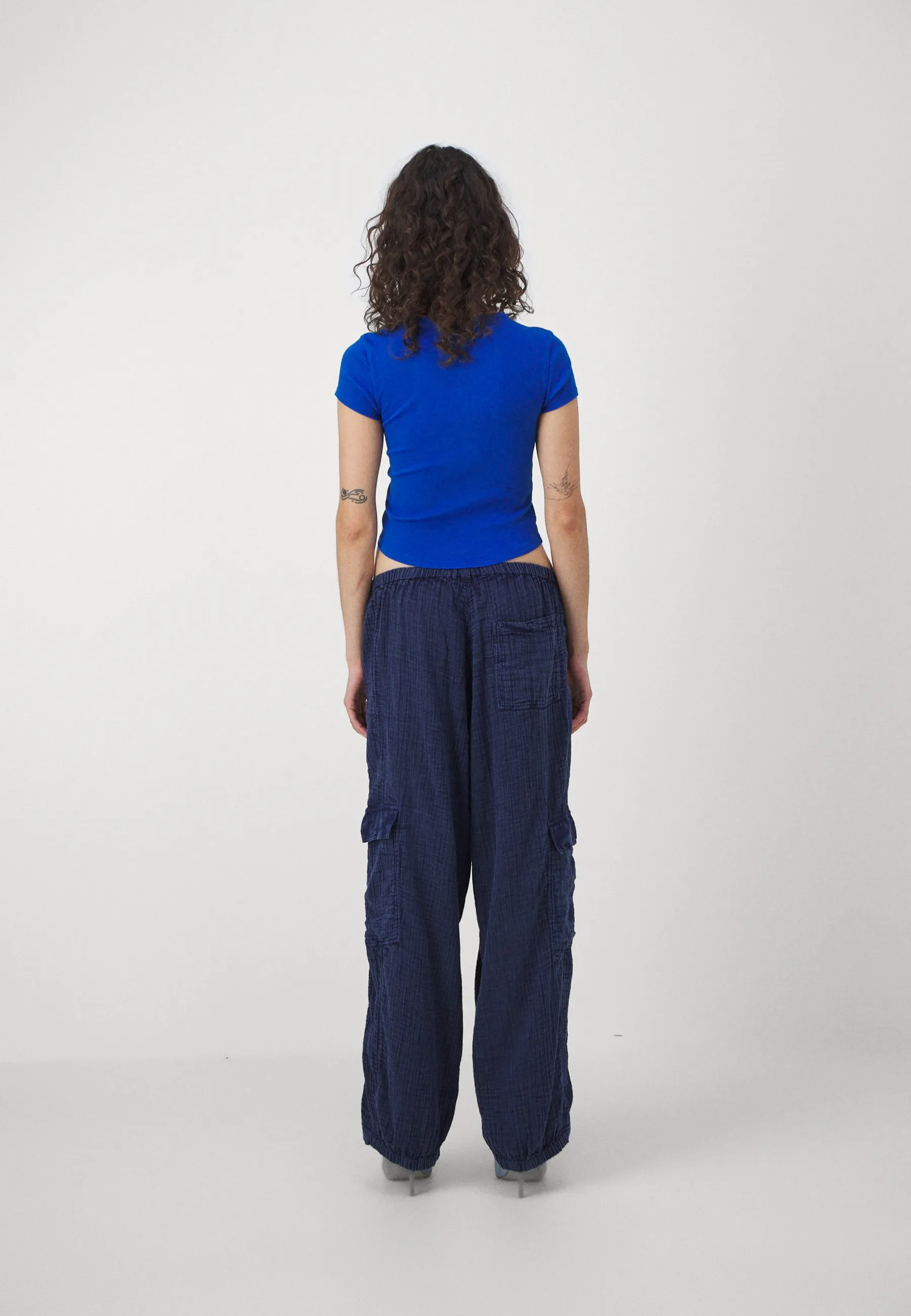 CRINKLE PANT - Pantaloni cargo