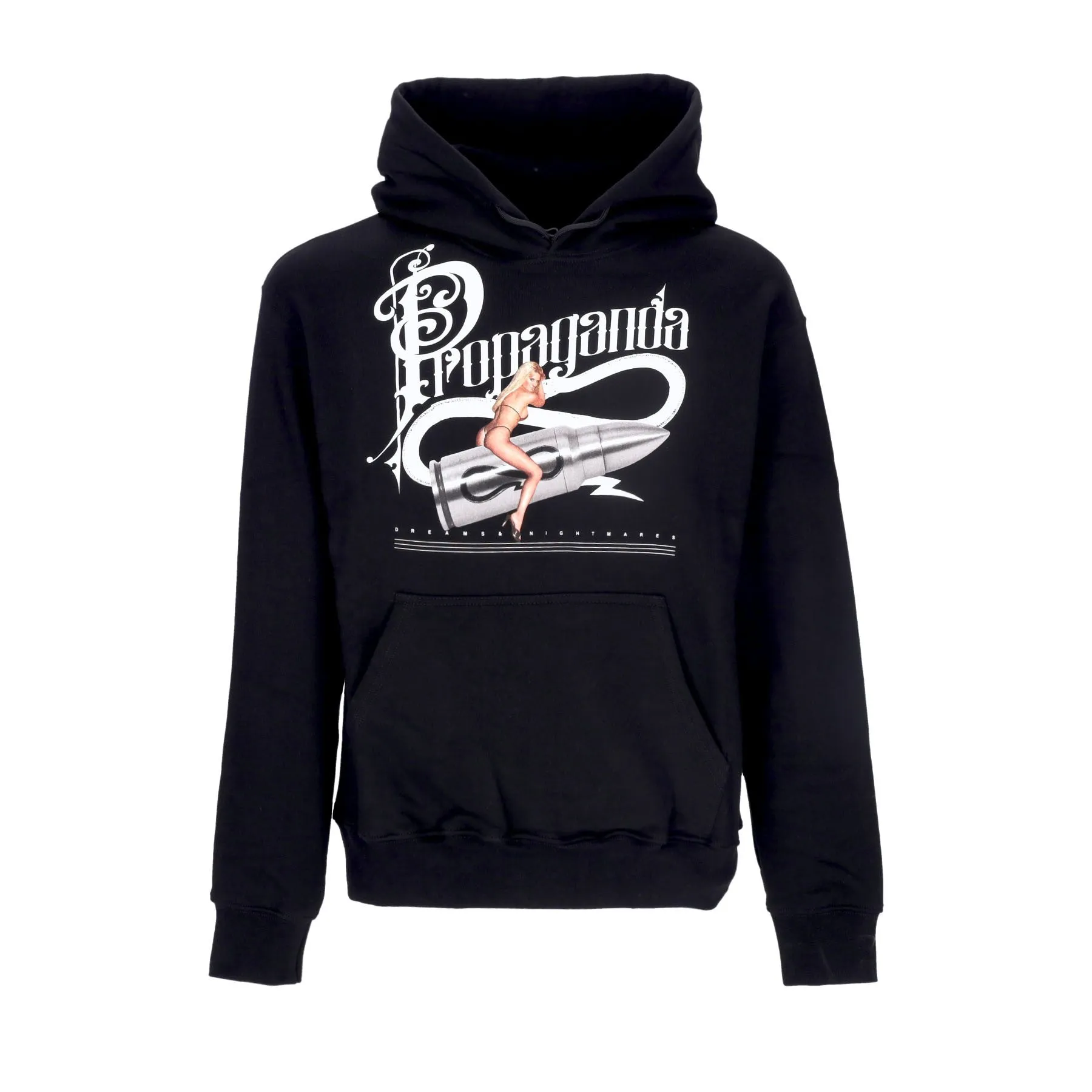 Felpa Cappuccio Uomo Dreams Hoodie Black