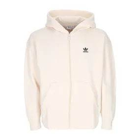 Felpa Cappuccio Zip Donna W Fleece Full Zip Wonder White