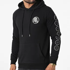 Felpa con cappuccio Logo Nero Bianco