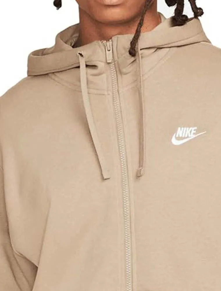 Felpa Sportiva Aperta Nike - Beige