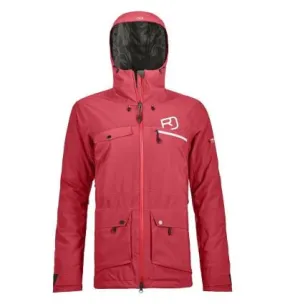 Giacca da sci Ortovox 2L SWISSWOOL ANDERMATT (Hot Coral) Donna