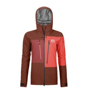 Giacca freeride Ortovox 3l Deep Shell Jacket (Clay Orange) donna