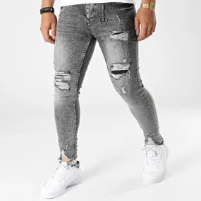 Jeans skinny DHZ-3781 Grigio antracite