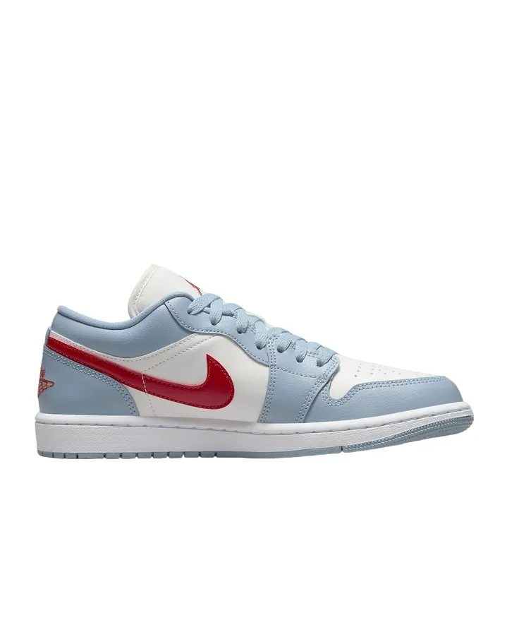 Jordan shoe women's sneakers Air Jordan 1 Low DC0774-164 blue grey-white-red