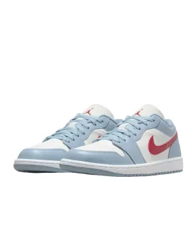 Jordan shoe women's sneakers Air Jordan 1 Low DC0774-164 blue grey-white-red