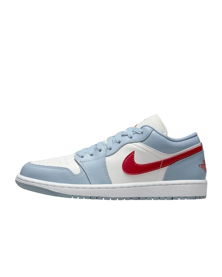 Jordan shoe women's sneakers Air Jordan 1 Low DC0774-164 blue grey-white-red