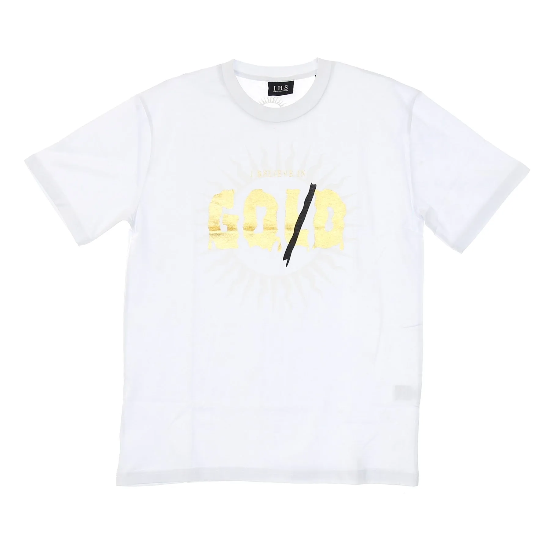 Maglietta Uomo God Gold Tee White