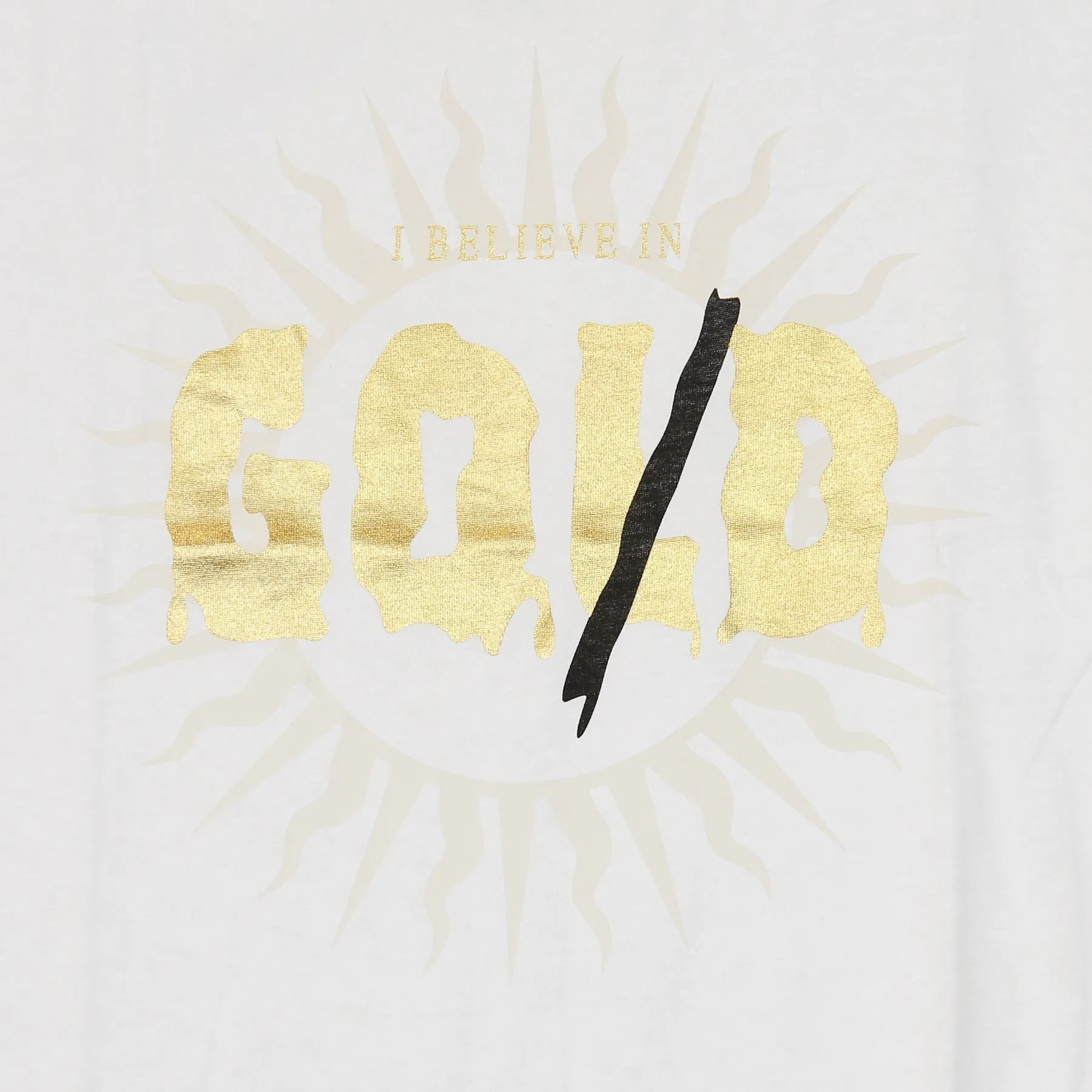 Maglietta Uomo God Gold Tee White