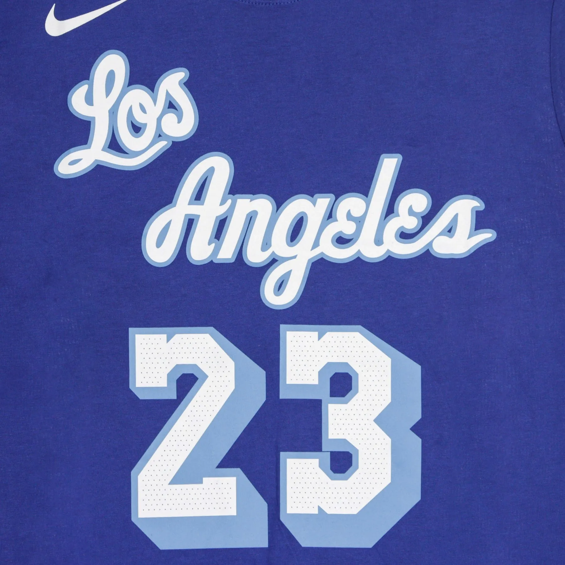 Maglietta Uomo Nba Tee Harwood Classic No 23 Lebron James Loslak Rush Blue