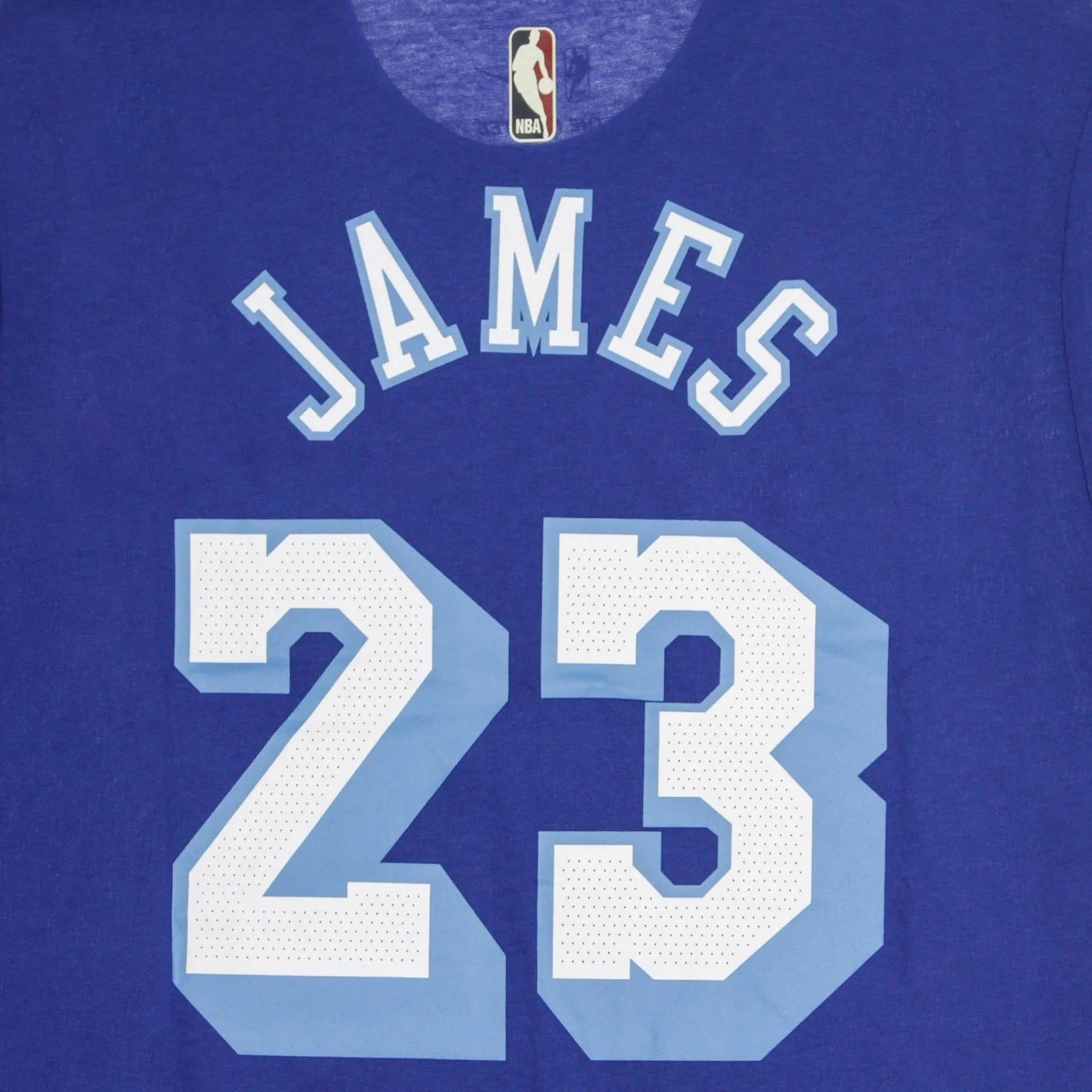 Maglietta Uomo Nba Tee Harwood Classic No 23 Lebron James Loslak Rush Blue