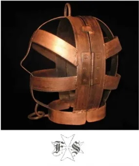 MASCHERA DI FERRO TORTURA ERETICI