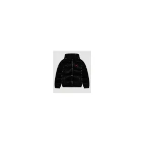 Nike Jordan Jdg Boxy Fit Puffer Black Giacca Capp Nera Lucida Junior Bimba