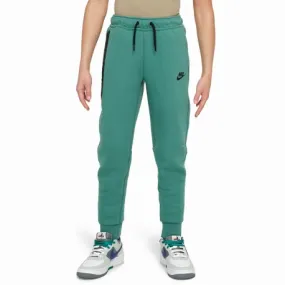 Nike Pantaloni Tech Fleece Verde Bambino