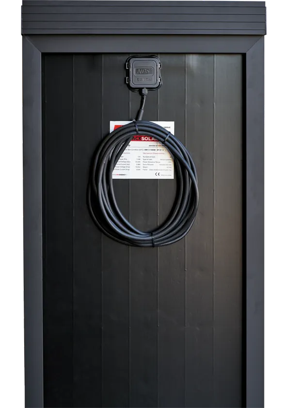 PANNELLO SOLARE CAMPER NDS BLACKSOLAR 165 W BS165WP.2