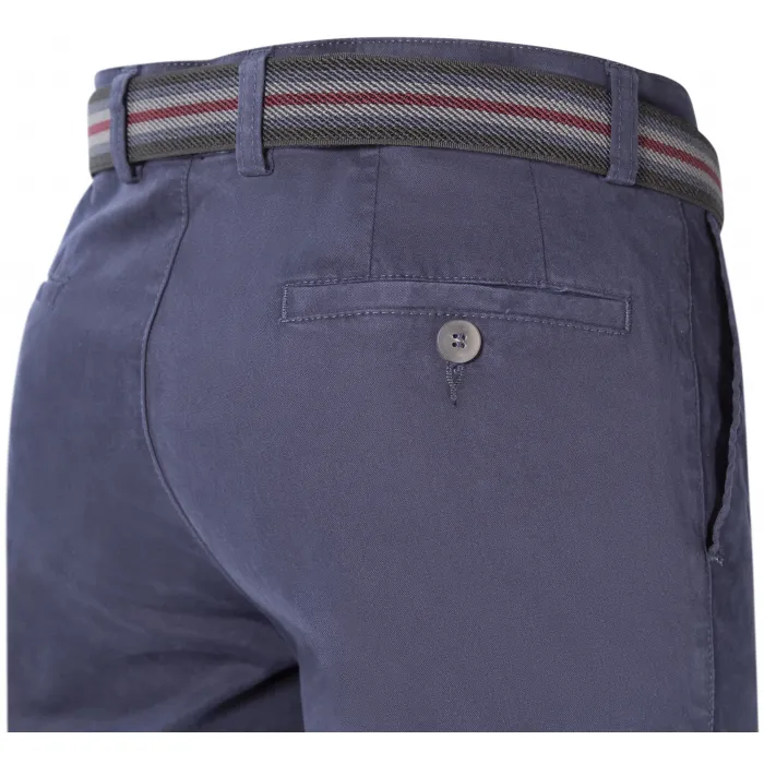 Pantaloni chino Henk ter Horst in cotone elasticizzato Blu scuro