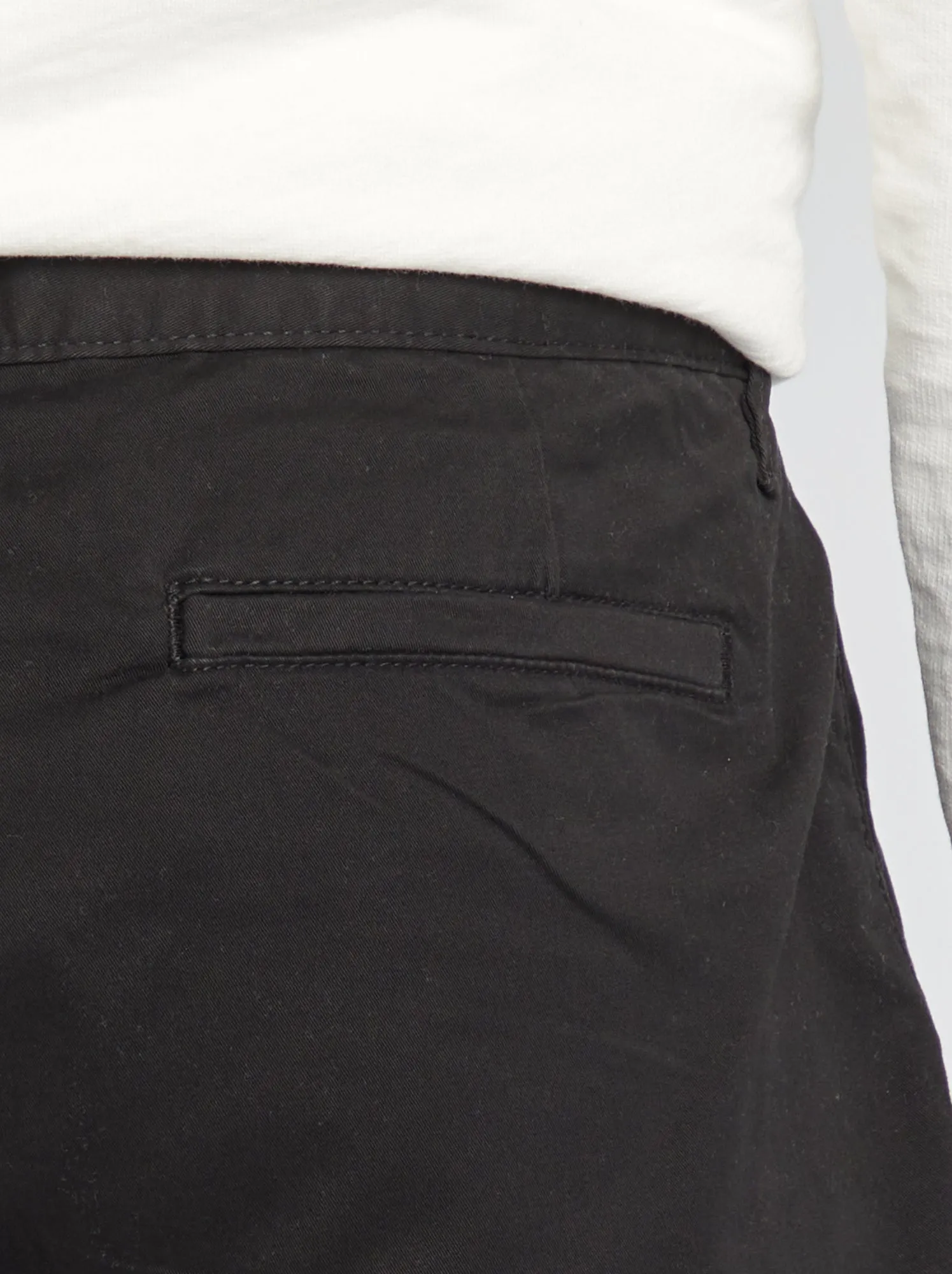 Pantaloni chino slim L38 +195 cm - Nero