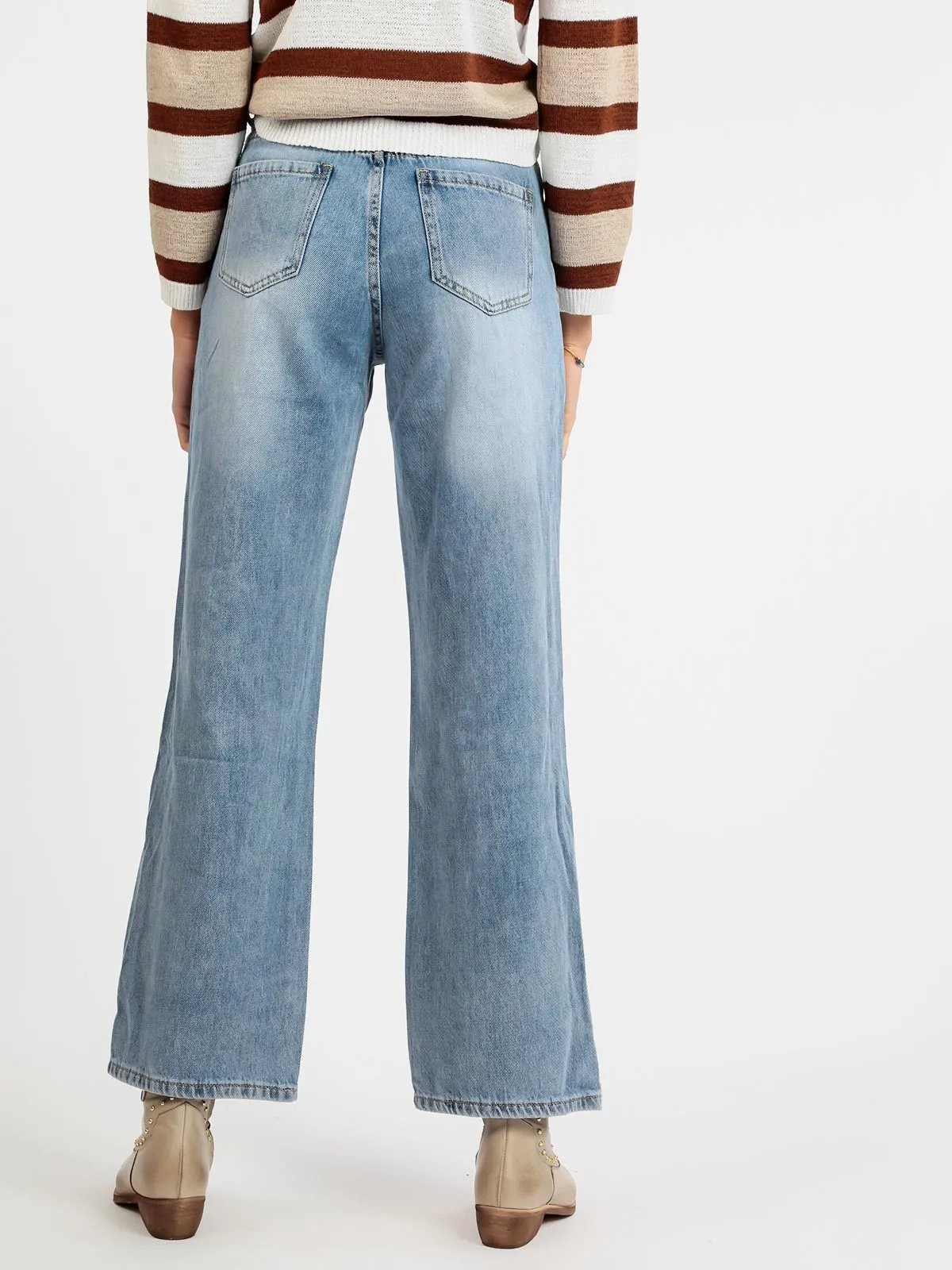 Premium Jean large pour femme