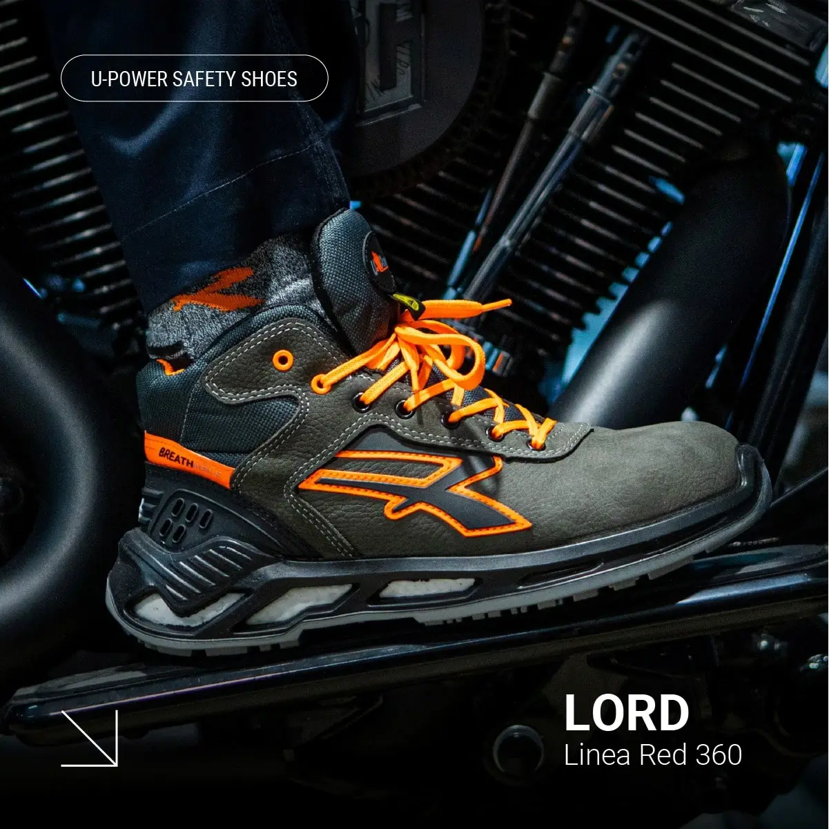 Scarpe antinfortunistiche U-Power Lord S3 SRC CI ESD