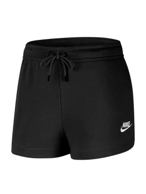 Shorts NIKE Donna W NSW CLUB FLC MR SHORT Nero