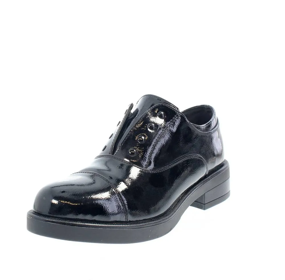 Slip On in vernice con tacco