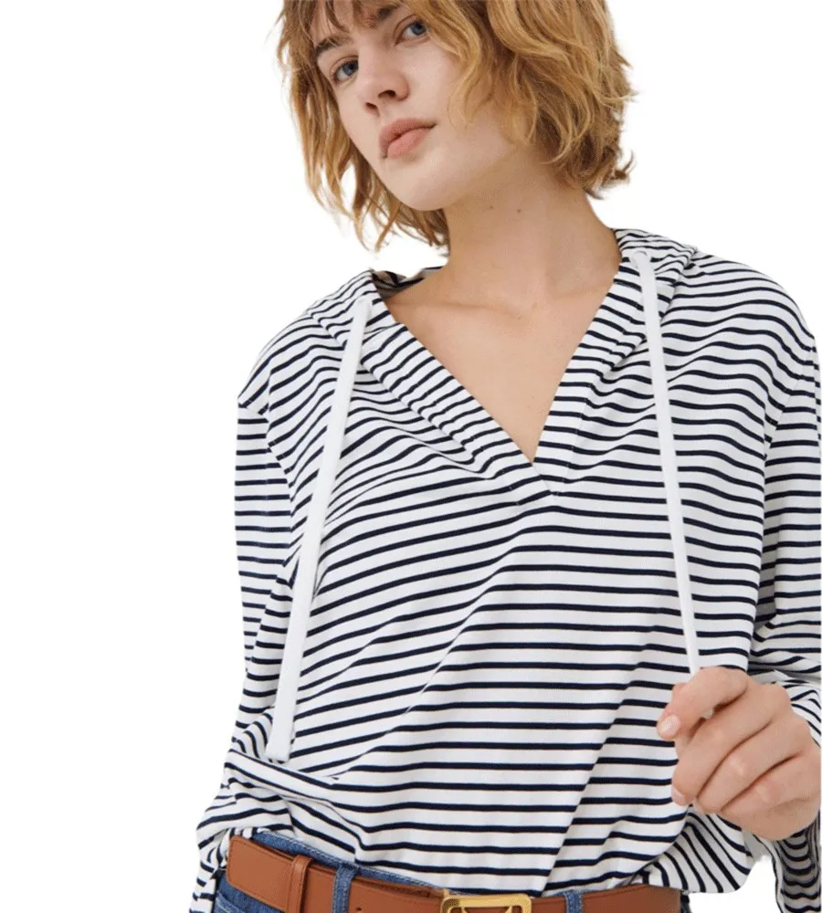 T-shirt con cappuccio Donna Marella