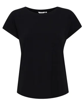 T-shirt Donna in tinta unita Nero