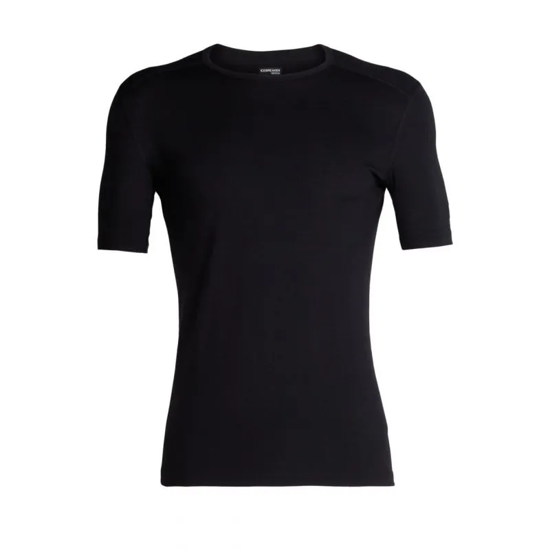 T-Shirt Uomo 200 Ss Crewe Icebreaker (black)