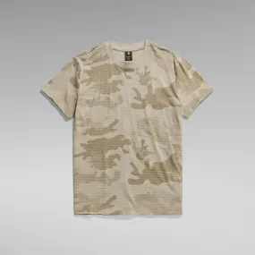 T-SHIRT Uomo G-STAR D23720 C334 LIME CAMO G154 ELEPHANT CAMO
