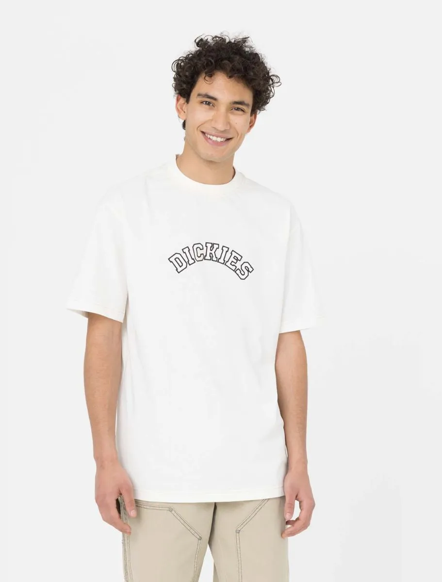 West Vale T-Shirt with Dickies Logo / White