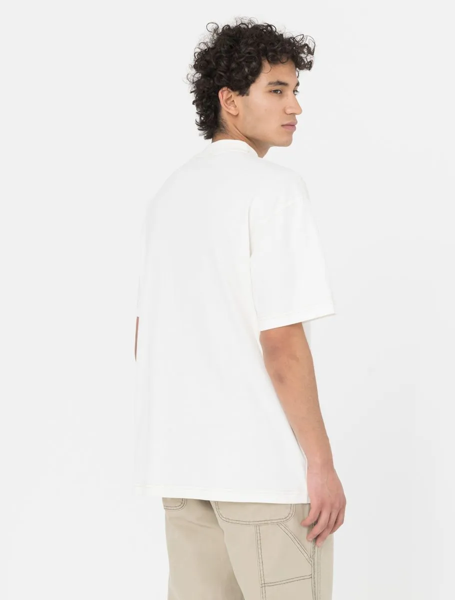 West Vale T-Shirt with Dickies Logo / White