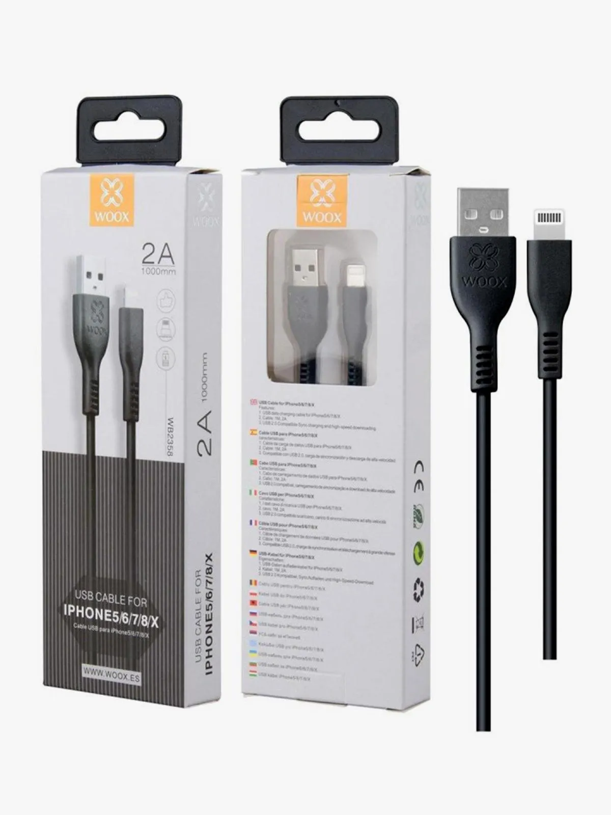 Woox Câble usb pour iphone