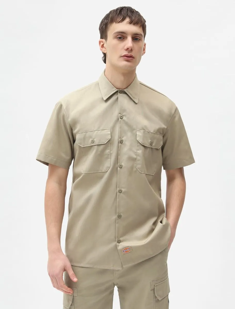 Work Shirt with Dickies Logo / Beige