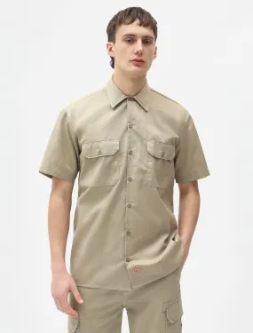 Work Shirt with Dickies Logo / Beige